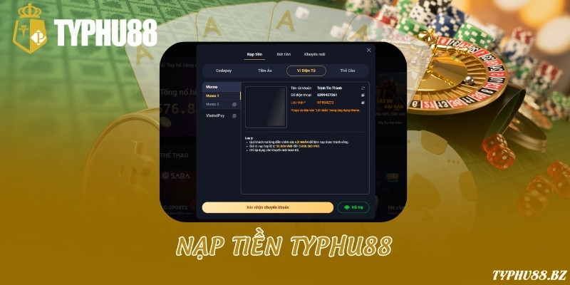 TYPHU88 - Link Đăng Nhập & Đăng Ký Typhu88.com 2025 12 Nạp tiền Typhu88